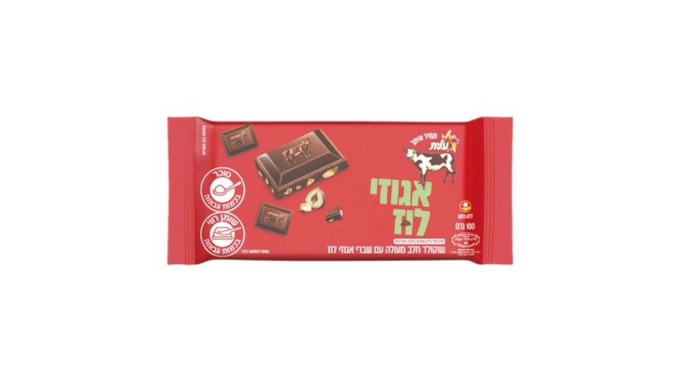 שוקולד פרה חלב אגוזי לוז 100 גרם